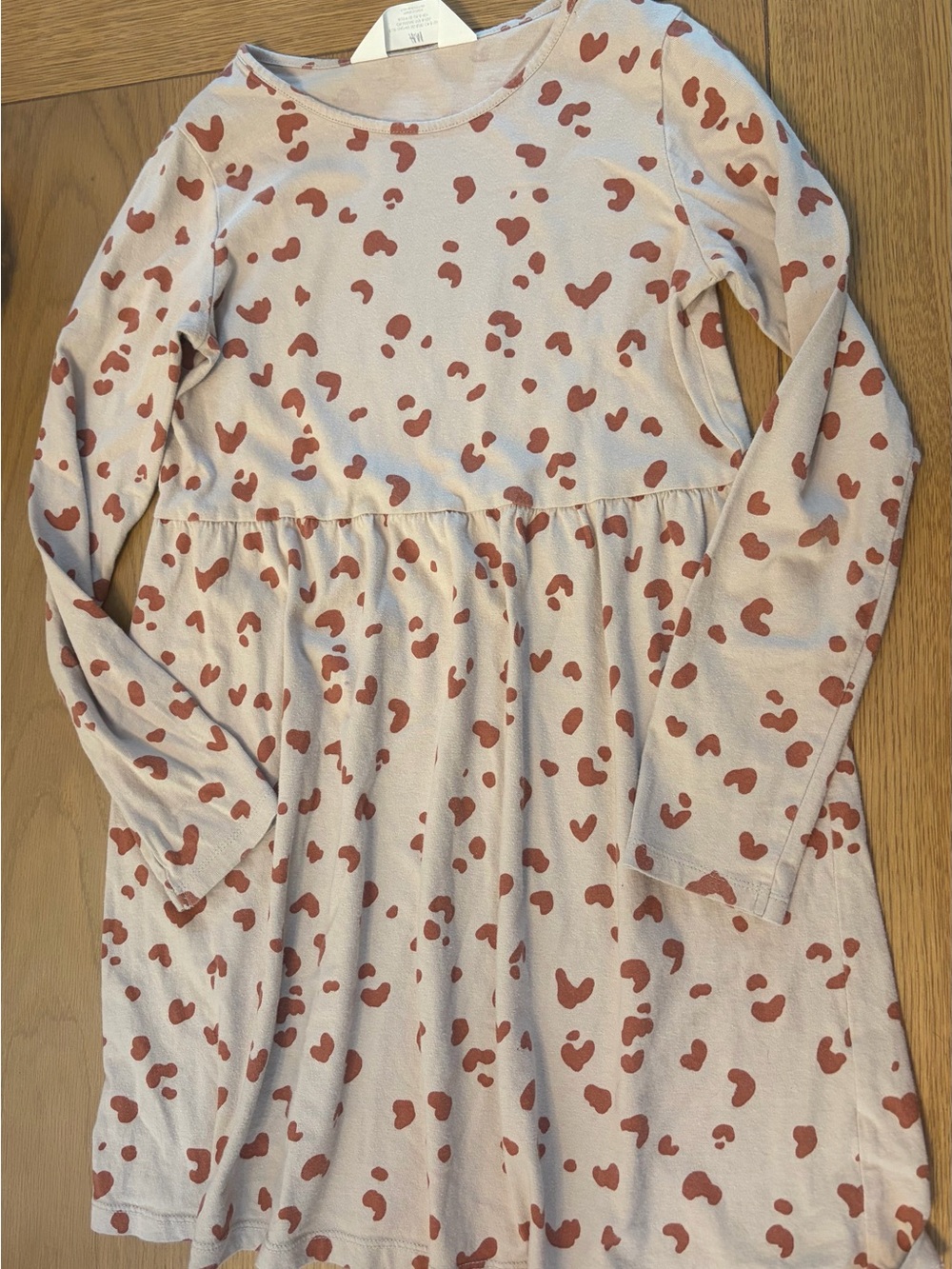 3 for $12 H&M Girls Long Sleeve Leopard Print Dress